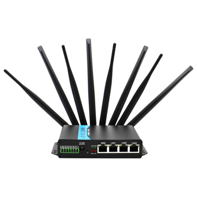 বহিরাগত অ্যান্টেনা সহ 2.4GHz/5GHz 5G ইন্ডাস্ট্রিয়াল রাউটার -20℃~+70℃ অপারেটিং তাপমাত্রা